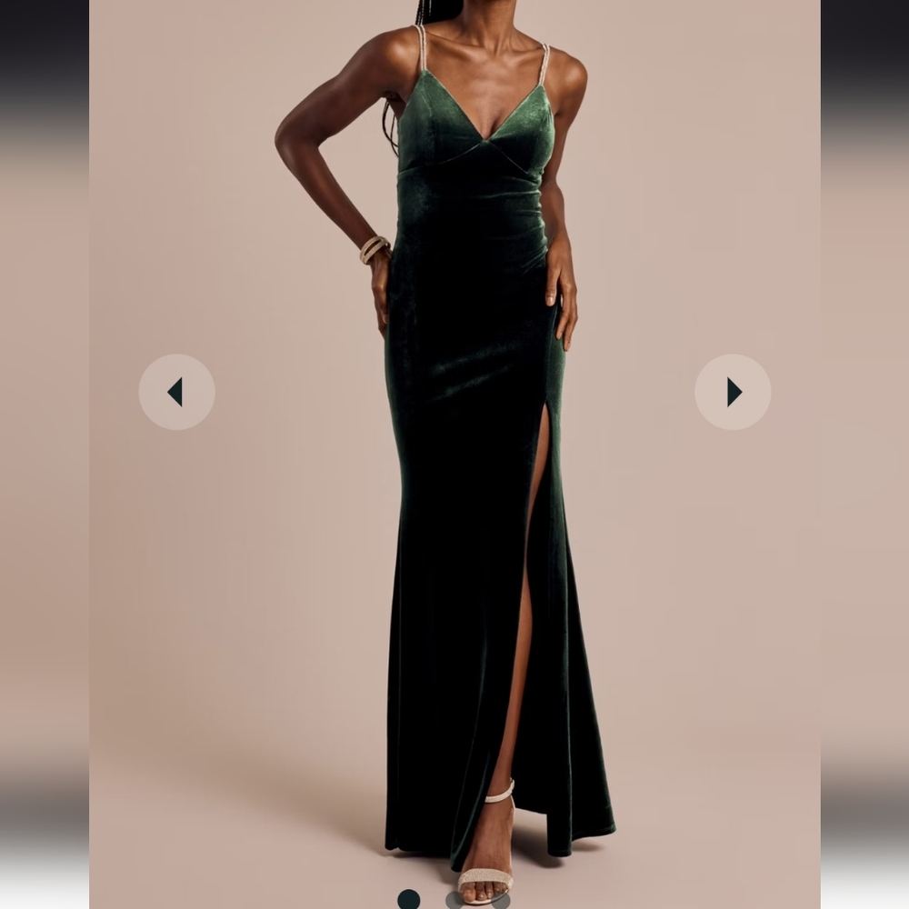 Velvet Crystal Strap Sheath Dress
